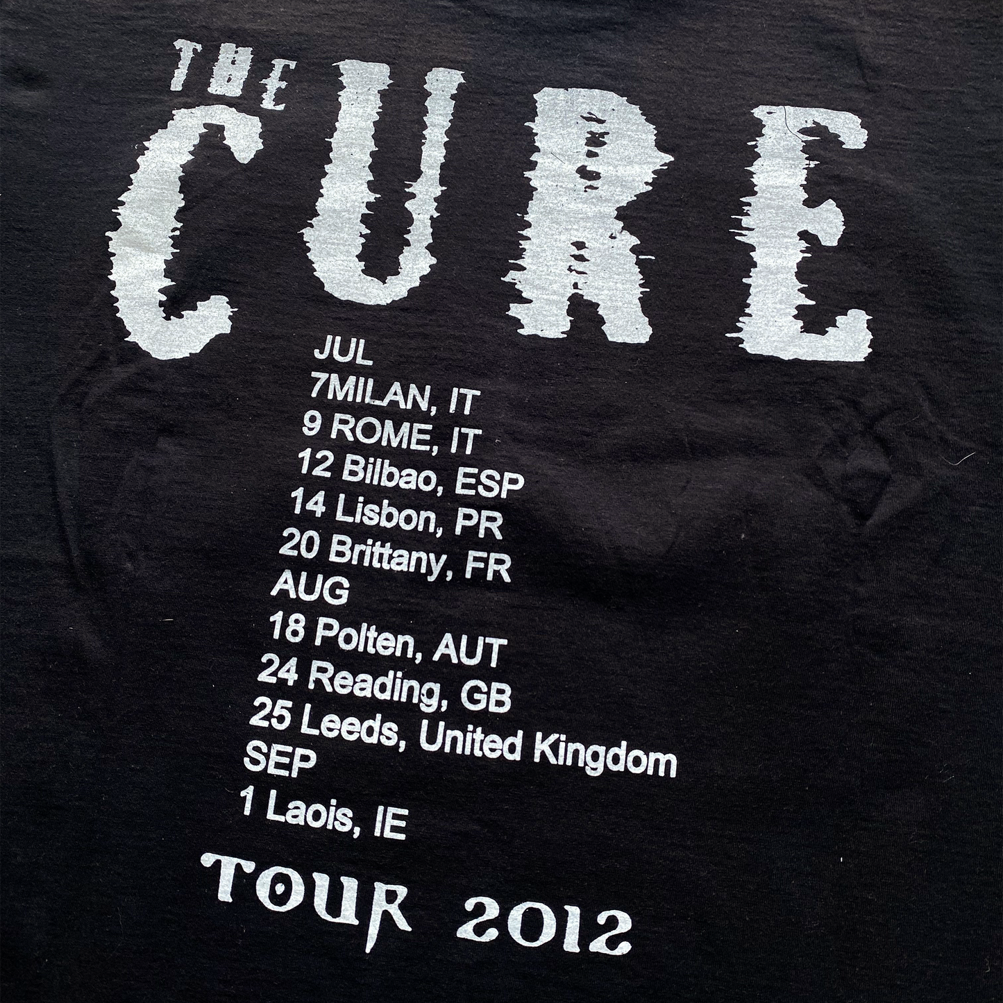 The Cure "The Cure" Tour 2012